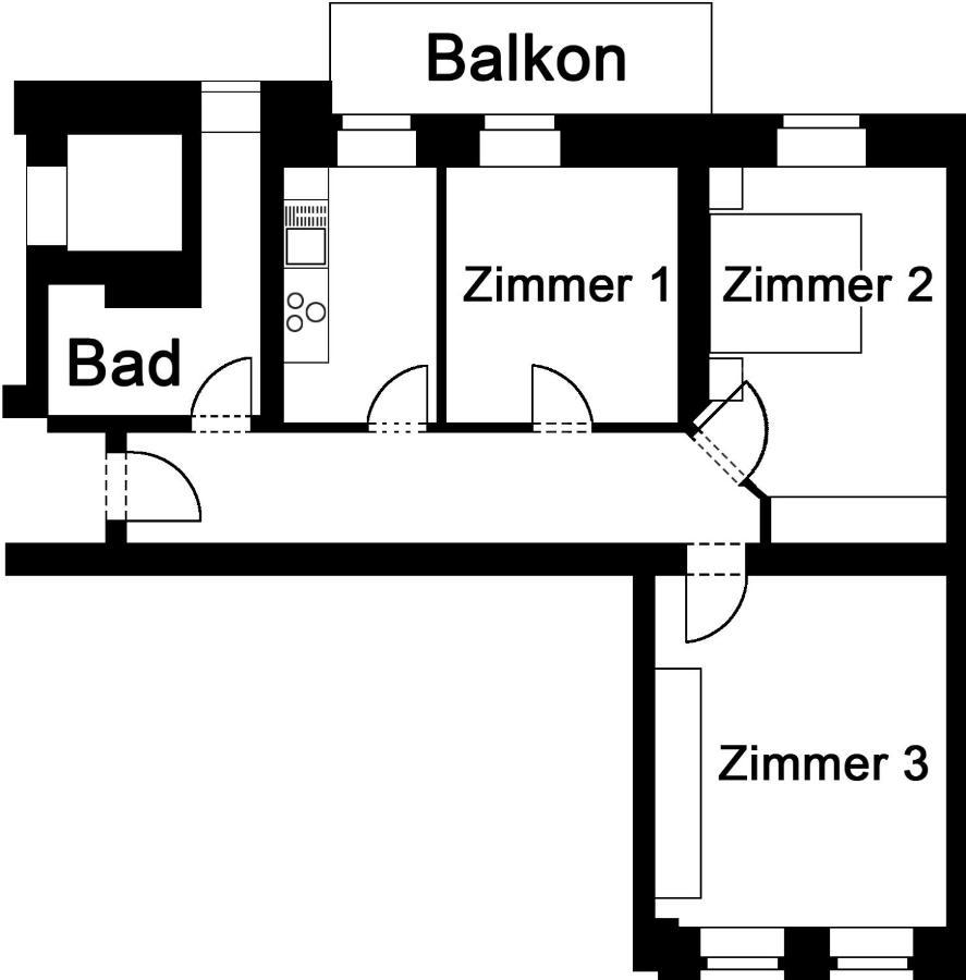 Apartment Clara Хемниц Экстерьер фото